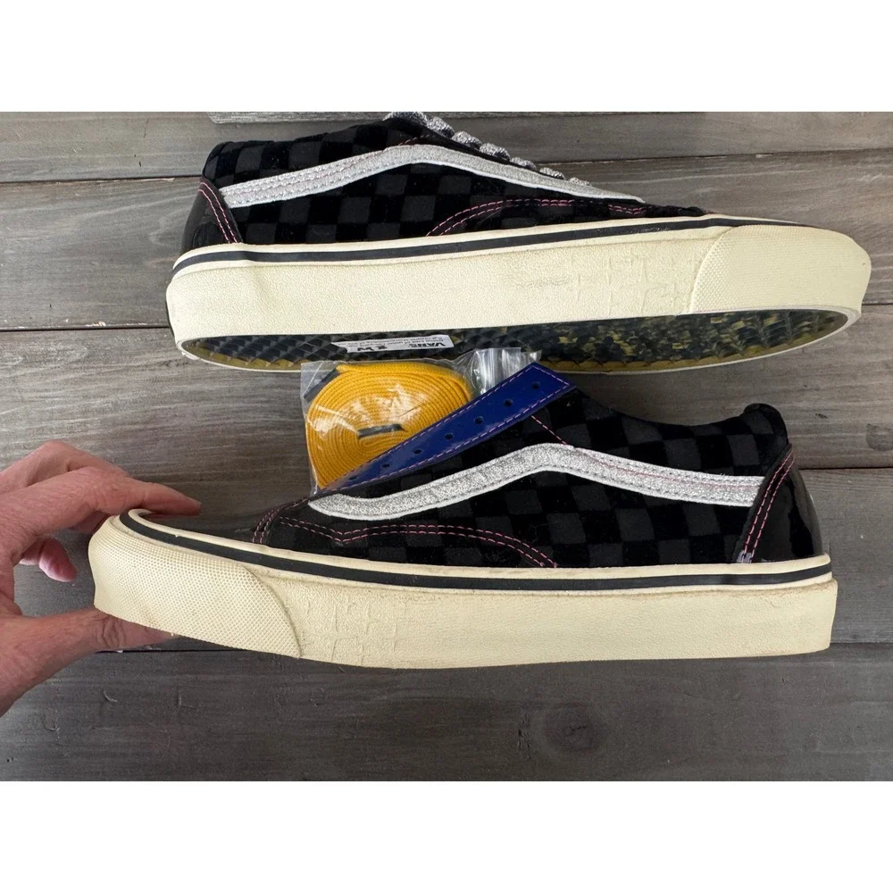 Vans Vault x Feature‎ Old Skool LX Sinners Club Black Velvet Mens 8.5 Womens 10